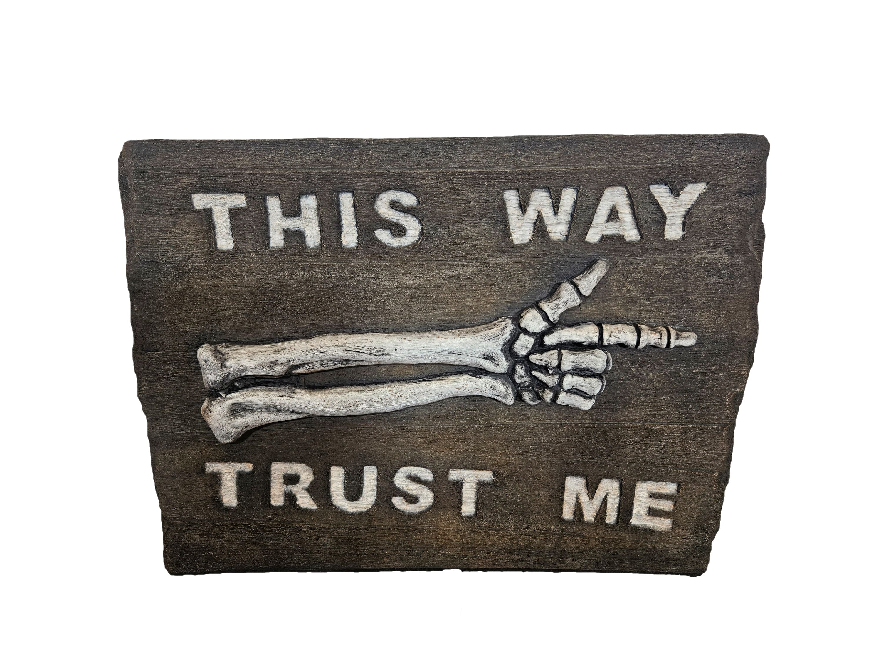 THIS WAY TRUST ME SIGN (L)